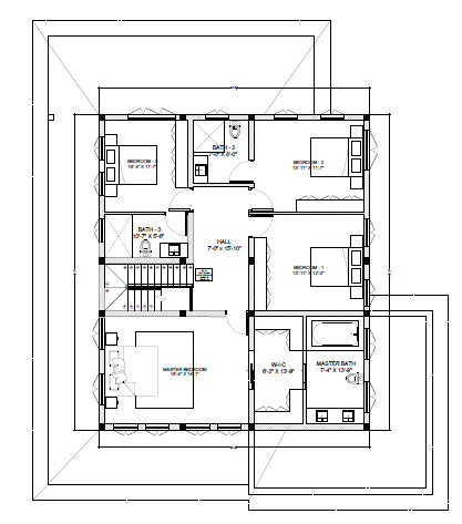 Second floor layout