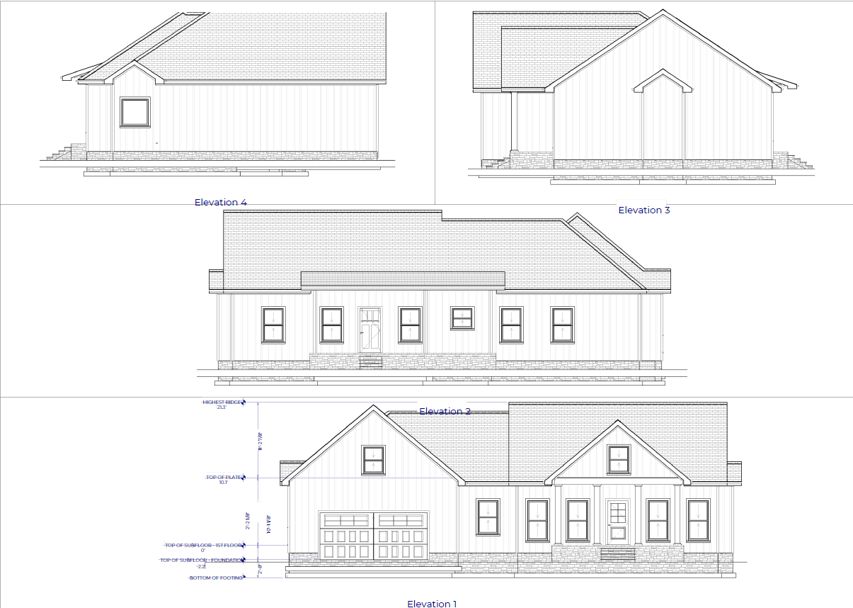 Lancaster elevations